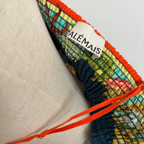 Alamais Dorian Marine Life Jellyfish Pattern Sun Dress - Picture 12 of 14